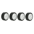 thumbnail image 3 of 4 Pcs Pneus de Roue RC 1/10, Pneus de Roue RC avec Ailettes de Moyeu Forte Adhérence, Pièces de Mise à Niveau de Conduite Stable pour Voitures Plates 1/10, 3 of 7