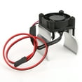 thumbnail image 2 of Motor Heat Sink Cooling Fan 1/10 Car Model Accessory Fit for -4Silver, 2 of 8