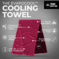 thumbnail image 4 of Toalla De Enfriamiento Resistente Para Exteriores – Toallas De Enfriamiento Para Cuello Y Cara – Envoltura De Hielo Y Trapo Para El Sudor Para Acampar, Gimnasio, Yoga Y Deportes – Toalla De Entrenamie, 4 of 5