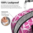 thumbnail image 5 of Lunch Bag Lunch Box for Women Reusable Insulated Lunch Bags,Water-Resistant Pizza Vegan Pink Triangle Cooler Lunch Tote Bag, Large Capacity for Work Travel Picnic, 5 of 6