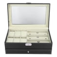 thumbnail image 3 of MultiFunctional Portable Watch Display Case Wristwatch Jewelry Glasses Storage Box Organizer, 3 of 14