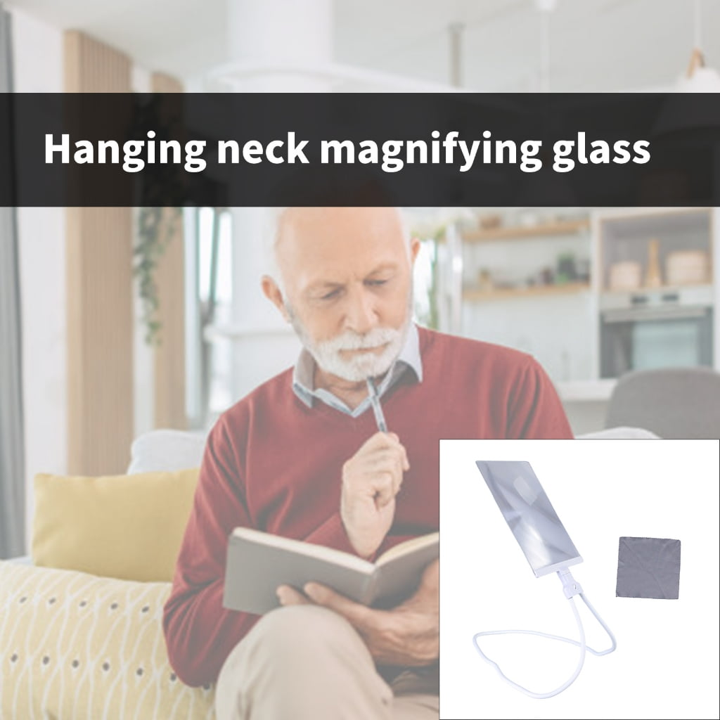 Adjustable Reading Hanging Neck Magnifying Glass Magnifier for Detailed Repair