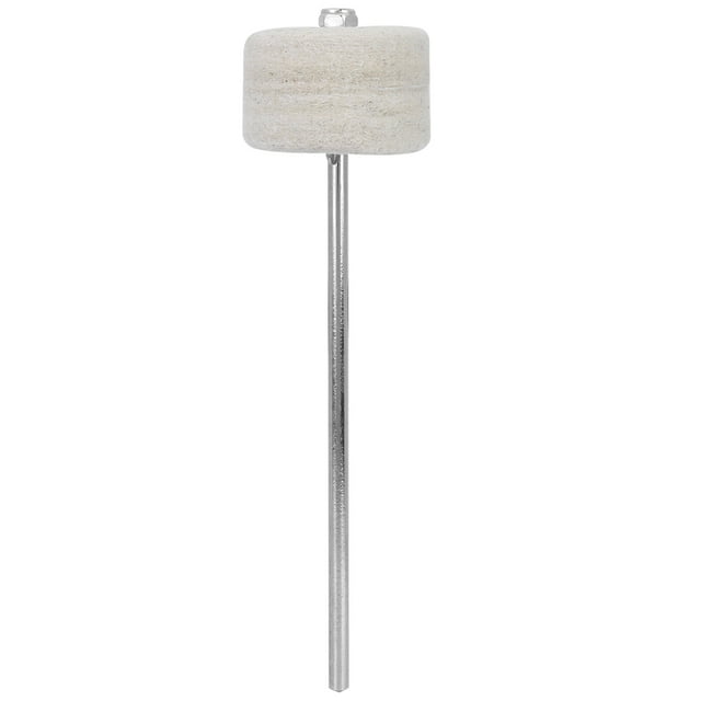 Martillo de pedal, mango de acero inoxidable, batidor de pedal de tambor clásico, batidor de tambor de fieltro, el mejor de su clase