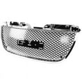 thumbnail image 2 of Ikon Motorsports Grille - Fits 07-13 GMC Yukon Denali Round Hole Grille Grill Chrome, 2 of 4