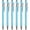 Light Blue, variant on 6 Pack Ballpoint Pens with Stylus Tip, 2 in 1 Metal Pen Black Ink 1.0mm Medium Point Stylus Pen for Touch Screens