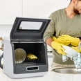 thumbnail image 3 of FETCOI Portable Countertop Dishwasher, Compact Mini Dishwasher with Air-Dry Function, 3 Washing Programs, for Small Apartment, RV, 3 of 9