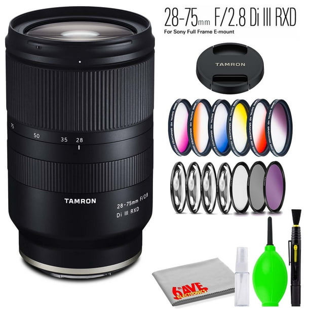 Tamron 28-75mm f/2.8 Di III RXD Lens for Sony E Bundled with Complete