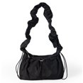 thumbnail image 2 of Bolso Hombro Diseñador Fruncido Color Sólido Nailon para Mujer, 2 of 9
