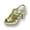 Gold, variant on PEERAGE Abby Women's Wide Width Dress Casual Leather Flats
