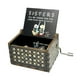 thumbnail image 3 of Caja de música de madera con manivela, regalo único para hermanas, artesanía clásica grabada y tallada, mini caja musical para mejores en, 3 of 9