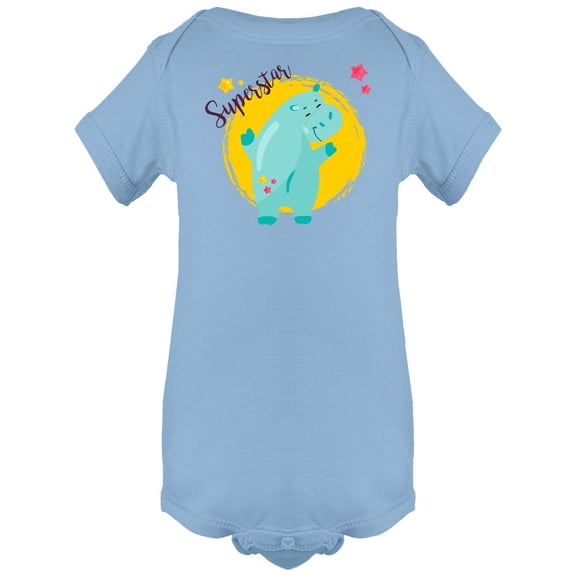 Hippo Superstar Bodysuit Infant -Image by Shutterstock,  Newborn