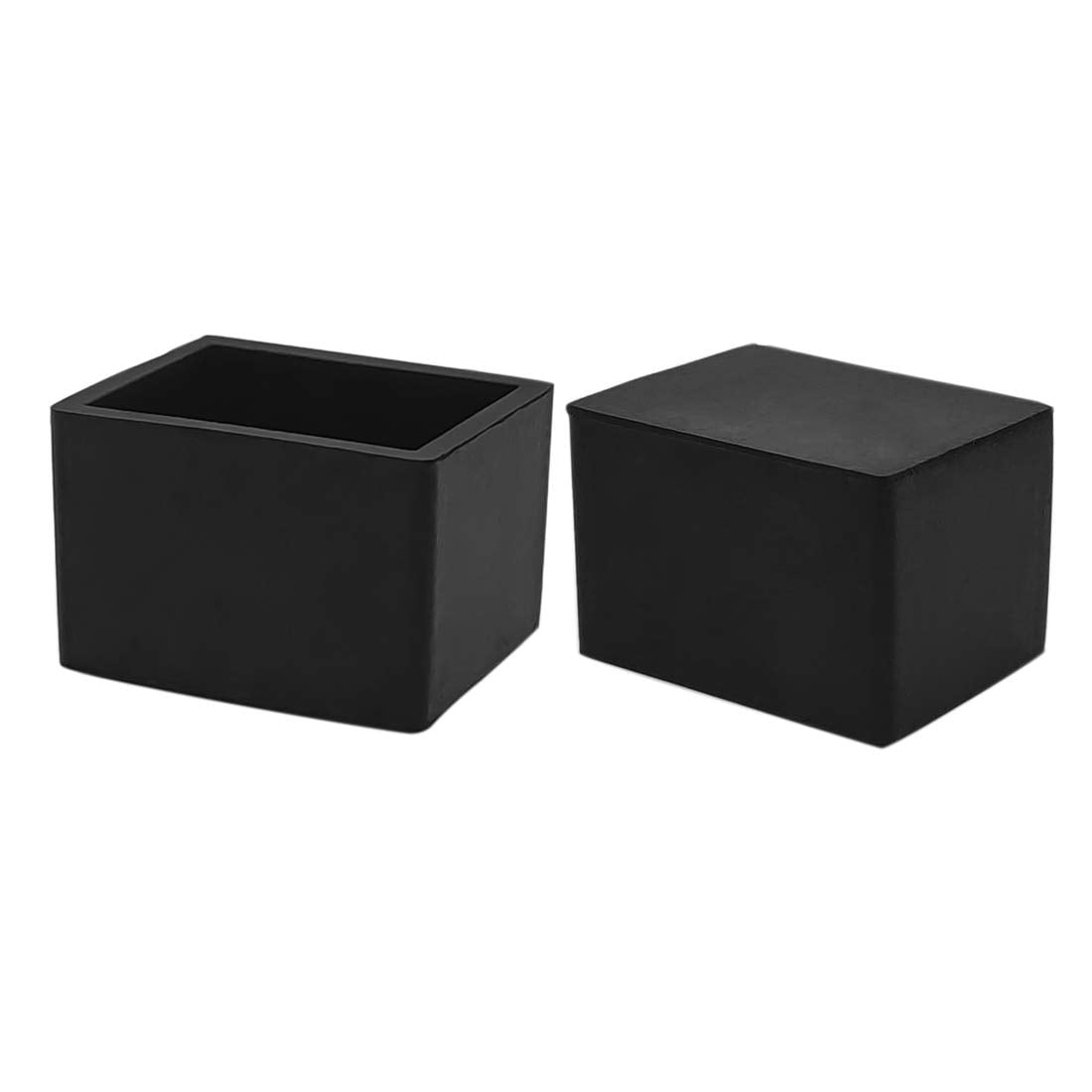 8Pcs Rectangle Chair Leg Caps NonSlip Rubber Leg Tips Floor