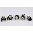 thumbnail image 1 of 1.5 in. Various Poses Ceramic Panda Figurines, Set of 5, 1 of 1