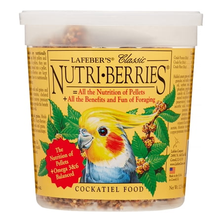 Lafeber Nutri-Berries Classic Cockatiel Bird Food, 0.78 Lb