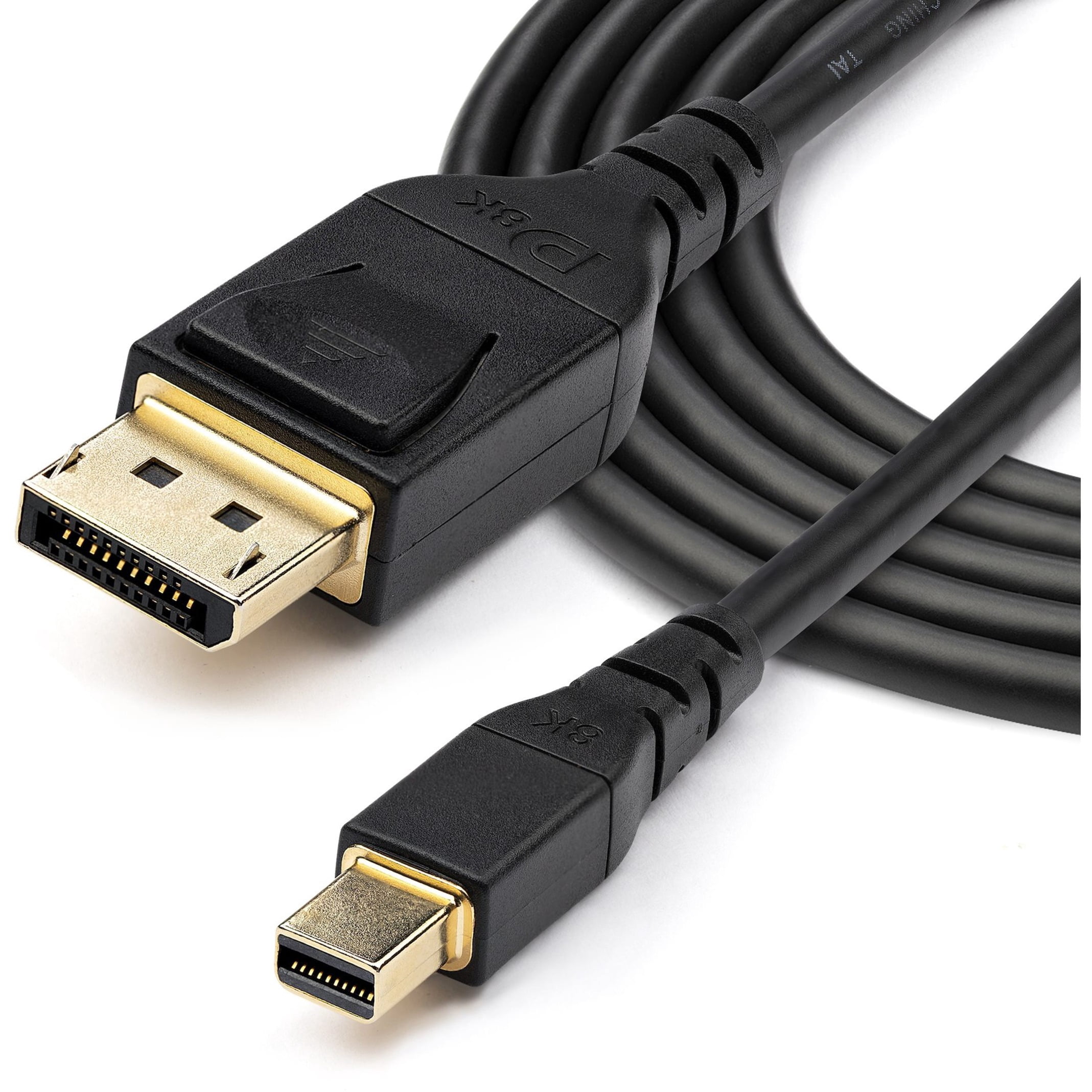 Startech.com 6ft (2m) Vesa Certified Mini Displayport To Displayport 1.4 Cable, 8k 60hz Hbr3 Hdr, Super Uhd Mdp To Dp 1.4 Cord, Slim (34 Awg) Ultra Hd 4k 120hz, Monitor/video Cable - Mdp To Dp Cable