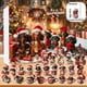 thumbnail image 3 of Calendario de escritorio con bolas decorativas, calendario de cuenta regresiva para Navidad, bonita decoración acrílica, caja de regalo para familiares y amigos, calendario, suministros para profesore, 3 of 5