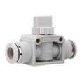 thumbnail image 3 of Valve, Zinc Alloy Material Practical Shut-Off Valve, Convenient Switch Plastic For High PressureResistance Pneumatic Automatic Equipments 10mm, 3 of 8