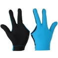 thumbnail image 1 of Billiard Unisex Snooker Billiard Cue Glove Pool Left Hand Open Three Finger Gloves, 1 of 8