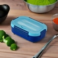thumbnail image 3 of CNKOO Lunch Box with 3 Compartments Easy to Clean Lunch Box 3-compartment Bento Lunch Box Set Leak Proof Microwave/dishwasher, 3 of 5