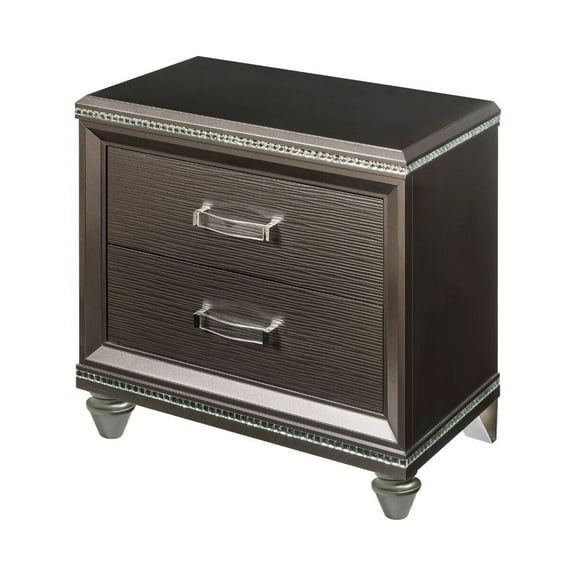 Acme Sadie Nightstand in Dark Champagne