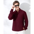 thumbnail image 6 of Fexilor Men's Turtleneck Sweater Pullover Stylish Shawl Collar Knit Top for Regular Fit, 6 of 7