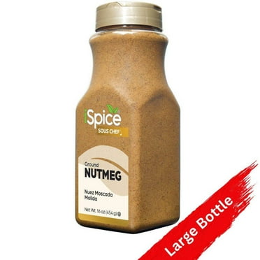 iSpice | Nutmeg Ground | 16 oz | Bulk Size | Gourmet Spice | Kosher