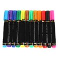 thumbnail image 1 of 12Pcs Whiteboard Pen Multifunctional Colorful Fast Drying Painting Marker for Graffiti Writing, 1 of 5