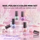 thumbnail image 2 of Set de esmaltes de uñas modelones Pearl 6 Colors Shimmer para mujer, 2 of 8