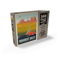 thumbnail image 2 of MyPuzzle - Monument Valley: Hwy 163, Vintage Poster - Premium 500 Piece Jigsaw Puzzle for Adults, 2 of 6