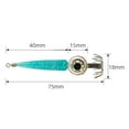 thumbnail image 4 of Yibooy LED Fish Bait Lure Light Squid Fishing Sea Underwater Lamp (Blue), 4 of 5