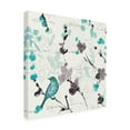 thumbnail image 4 of Trademark Fine Art 'Flowing III Teal and Grey' Canvas Art by Pela, 4 of 4