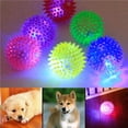 thumbnail image 4 of Methold Juguete de pelota intermitente para mascotas, juguete único de Color brillante que rebota, suministros para mascotas, sonido para hacer bolas Aseo de mascotas S Methold PT002452-02, 4 of 5