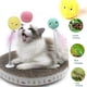 thumbnail image 2 of Cat Plush Toy Interactive Ball Cat Training Toy, Pet Toy Ball Squeaky Sounding Toy, 2 of 5