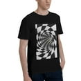 thumbnail image 2 of Bingfone 3d Vortex Illusion Men'S Loose Fit Short-Sleeve Pocket T-Shirt, 2 of 7