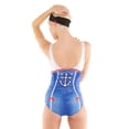 thumbnail image 3 of Womens: Sailor Girl Costume One-Piece (Front/Back) Bodysuit - Sublimation, 3 of 3
