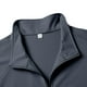 thumbnail image 4 of pstuiky manga larga para hombre, Sudadera tipo cárdigan con cremallera y cuello alto de manga larga de color liso para hombre Tops casuales para hombres l, 4 of 8