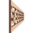 thumbnail image 3 of Ekena Millwork 46 1/4"W x 6"H x 3/8"T Tulum Fretwork Moulding, Red Oak, 3 of 13