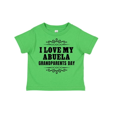

Inktastic Grandparents Day I Love My Abuela Gift Toddler Boy or Toddler Girl T-Shirt