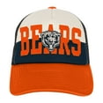 thumbnail image 2 of Youth White/Orange Chicago Bears Modern Fan Trucker Adjustable Hat, 2 of 3