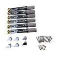 thumbnail image 3 of Xuanheng Single Headless Electric Guitar Bridge Professional Sturdy Practical Replace Sliver, 3 of 7
