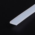 thumbnail image 3 of Uxcell Flexible Solid Silicone Strip 0.31"x0.08"x3.28ft Rectangular No Adhesive Roll for Door, White, 3 of 6