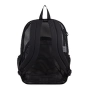 Eastsport Unisex Mesh Bungee Backpack with Padded Shoulder Straps, Black