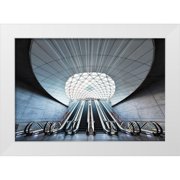Lindsten, Christian 14x11 White Modern Wood Framed Museum Art Print Titled - Malmo Station
