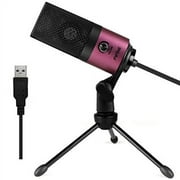 FIFINE USB Podcast Condenser Microphone Recording On Laptop, No Need Sound Card Interface and Phantom Power-K669