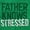 Irish Green, variant on Funny Father Knows Stressed Pun Men's Big & Tall Crewneck Graphic Tee Brisco Brands 2X