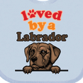 thumbnail image 4 of Inktastic Labrador Retriever Dog Boys or Girls Baby Bib, 4 of 4
