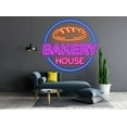 thumbnail image 3 of Glowneon Bakery House Shop Neon Sign, Bread Shop Wall Decor, 3 of 4