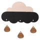 thumbnail image 2 of Linda madera con para colgar en pared, decoración artística, adorno para habitación de , rosa Negro Sunnimix Nube de madera, 2 of 6