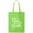 Lime, variant on Life Is Better At The Beach Cotton Canvas Tote Bag