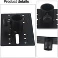 thumbnail image 2 of Stable Metal Construction Speaker Stand Adapter with Rotatable Cap for DJs and Events, 2 of 5